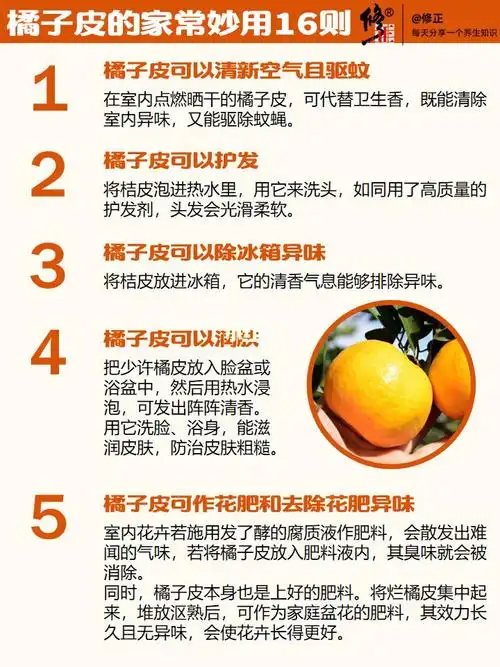 小桔子的功效与作用桔子的妙用