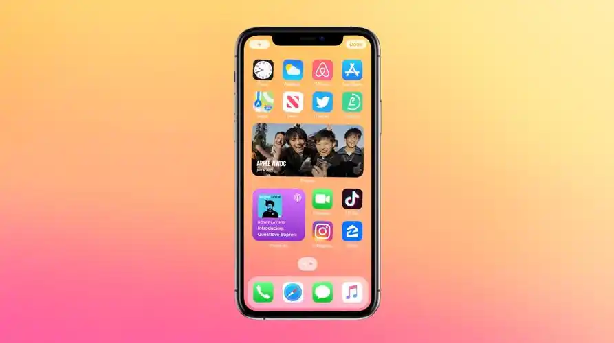 苹果ios14发布全新的主屏幕改进版sir