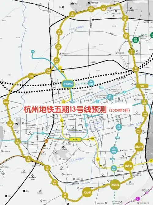救赎闲林的13号线 | 杭州地铁五期规划