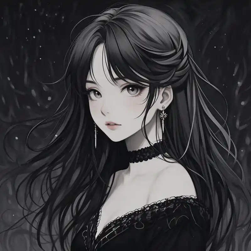 这次带来的黑色系女生头像,将高冷气质与时尚元素巧妙融合,每一个细节