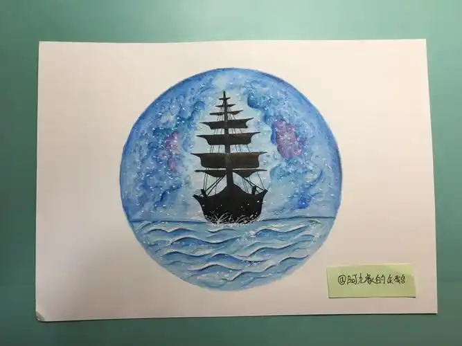 心蓝彩铅训练营二期~20~帆船