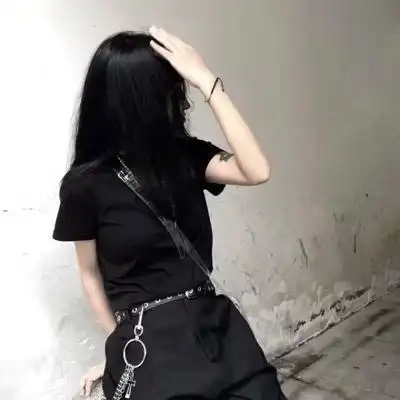 女生霸气高冷背影头像