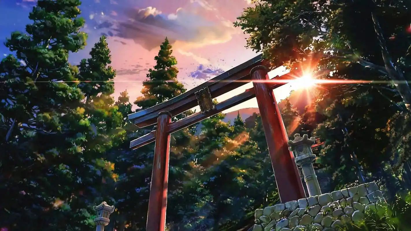 你的名字壁纸,美得不可方物#你的名字 #君之名 #新海诚 - 抖音