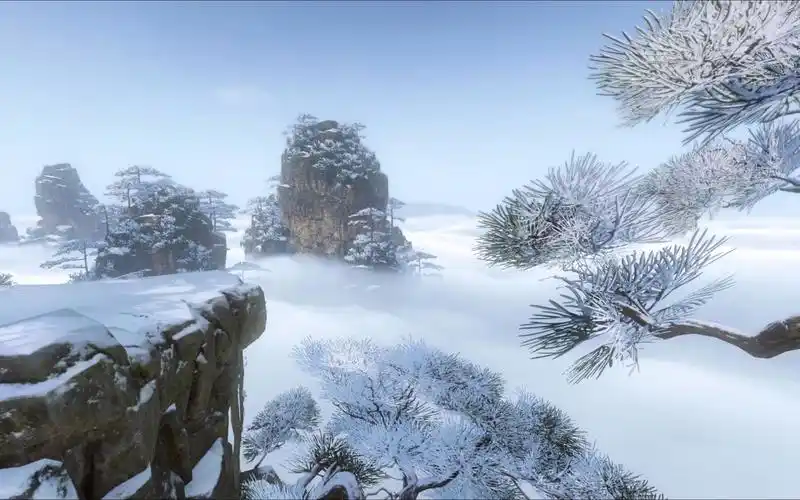 《松烟入墨》古风仙男 深情翻唱(mv每一帧都是壁纸)