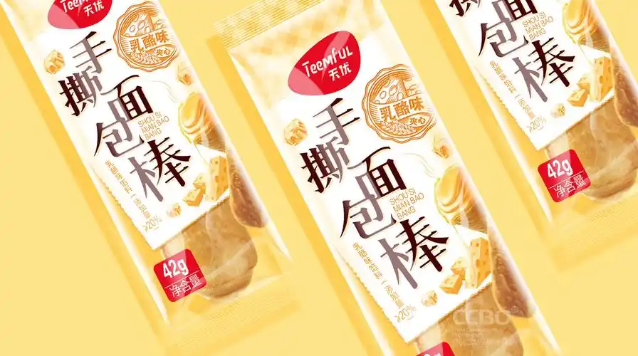 天虹手撕面包棒包装袋设计