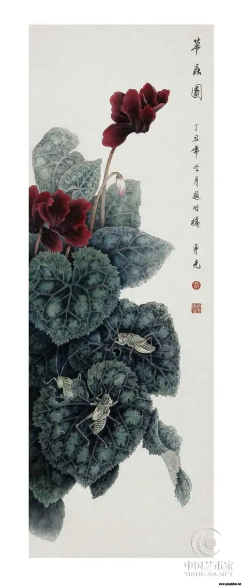 苏宇光当代著名国画家工笔花鸟画作品精选-中国艺术家网