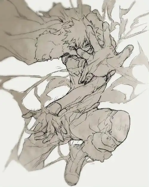 绘画参考#一组超帅的动漫男孩子动态参考