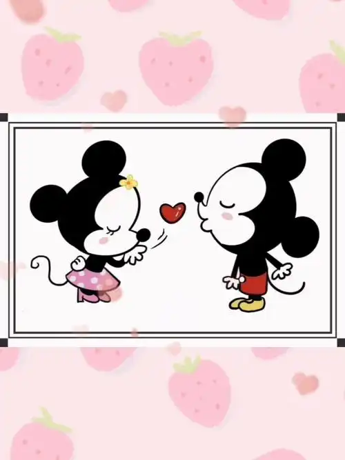 米奇米妮简笔画