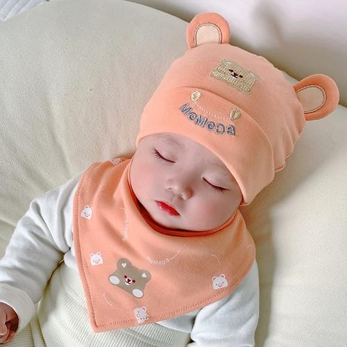 可爱超萌男宝6秋季3个月婴儿帽子秋款5女宝宝4秋天2春秋款秋冬款