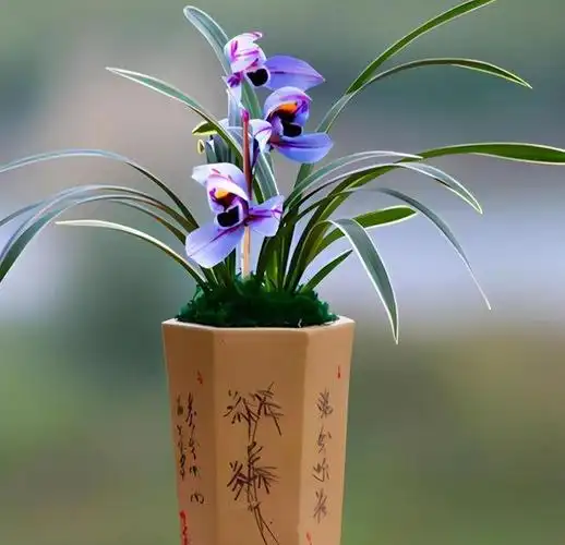 看起来十分的唯美浪漫,当即就向朋友询问了这种兰花的名字