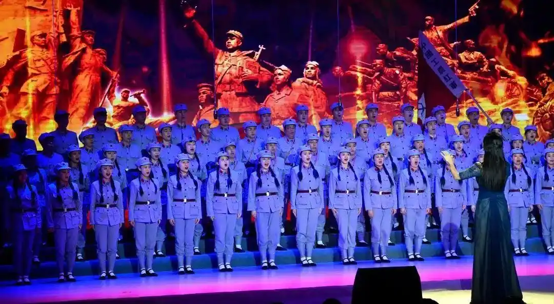 高清多图直击中国石油在京单位庆祝建党100周年歌咏比赛决赛