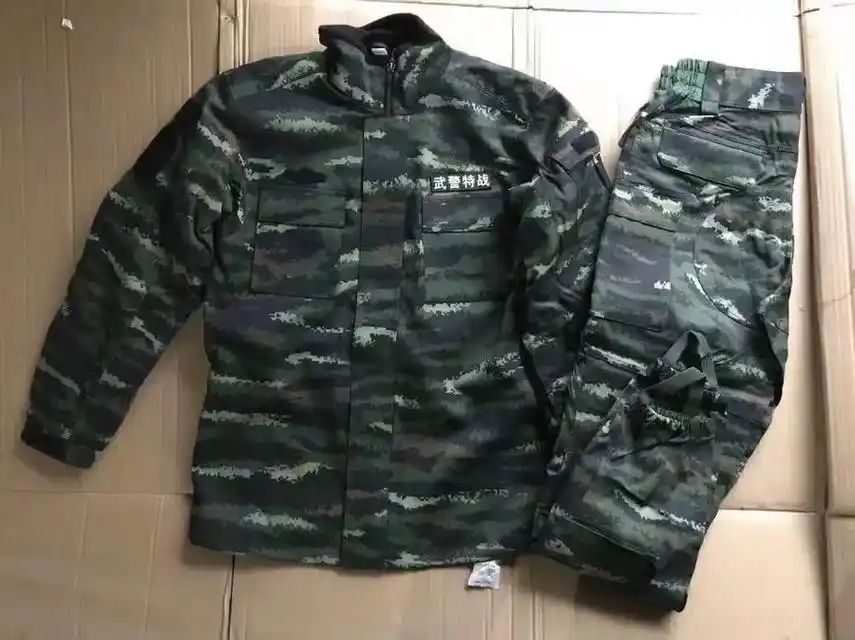 冬季虎斑特战迷彩服,号码有165/88.165/92-96, - 抖音