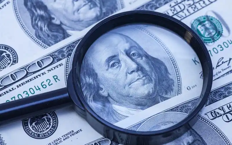 美元,放大镜,金钱 壁纸 - 1920x1200