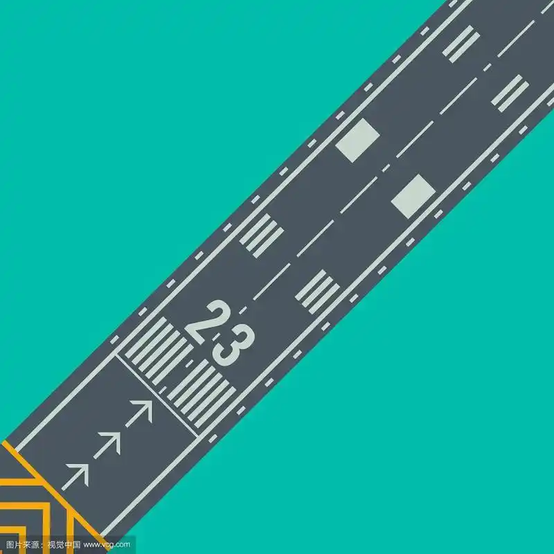 机场跑道用于起飞和降落