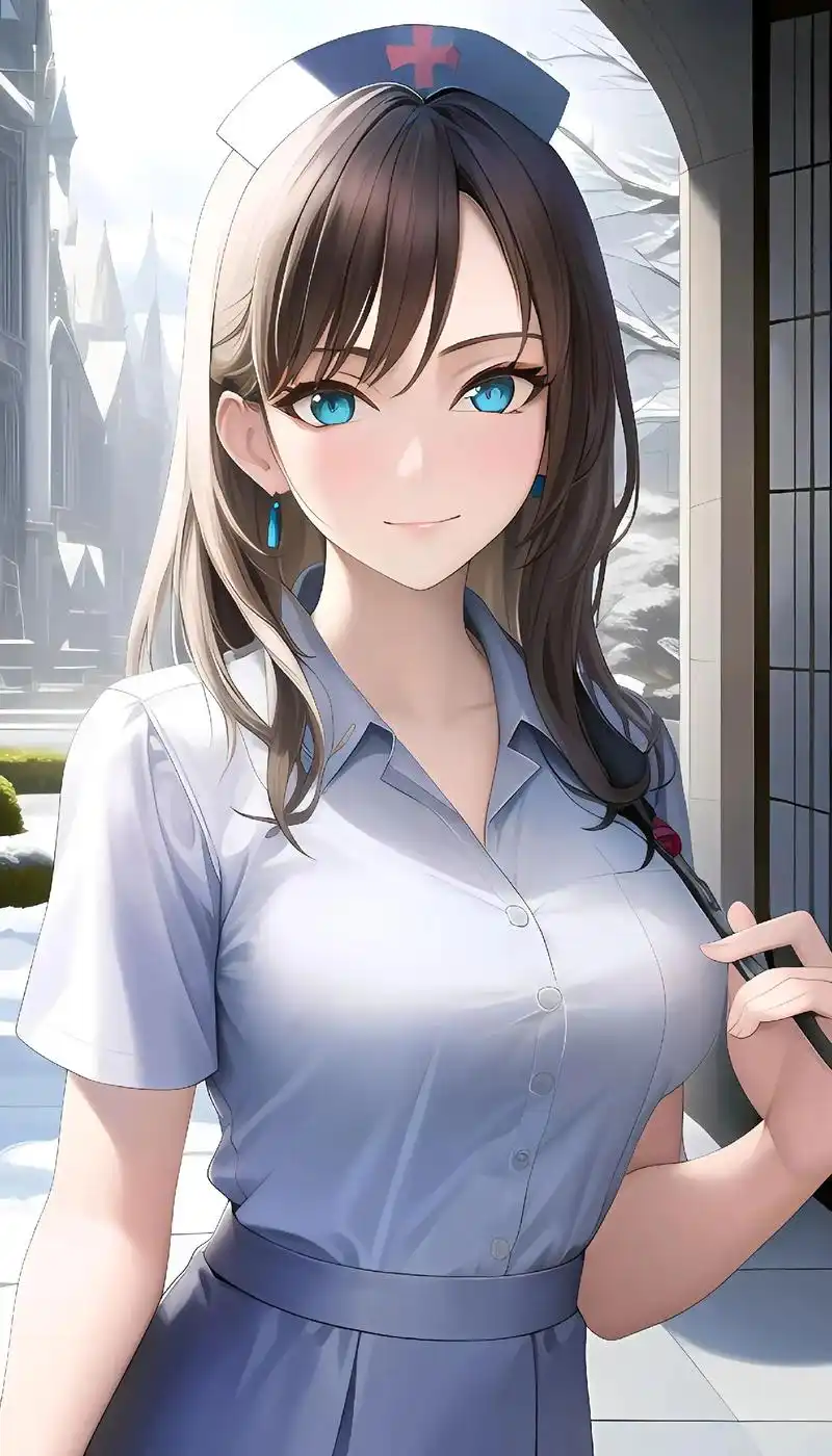 漫画风格,雪地唯美.##ai绘画 #二次元 #图文伙伴计划 - 抖音