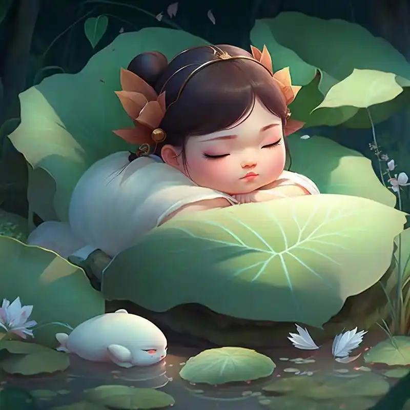 送您一组佛系荷花仙子头像,愿您吉祥[鲜花][鲜花]