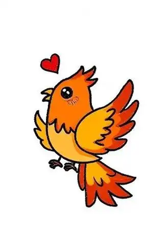 🦜儿童简笔画凤凰✨