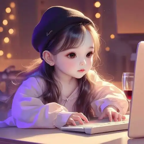 通宵达旦工作的女生头像丨紫色唯美图片#治愈系##可爱头像##氛围感