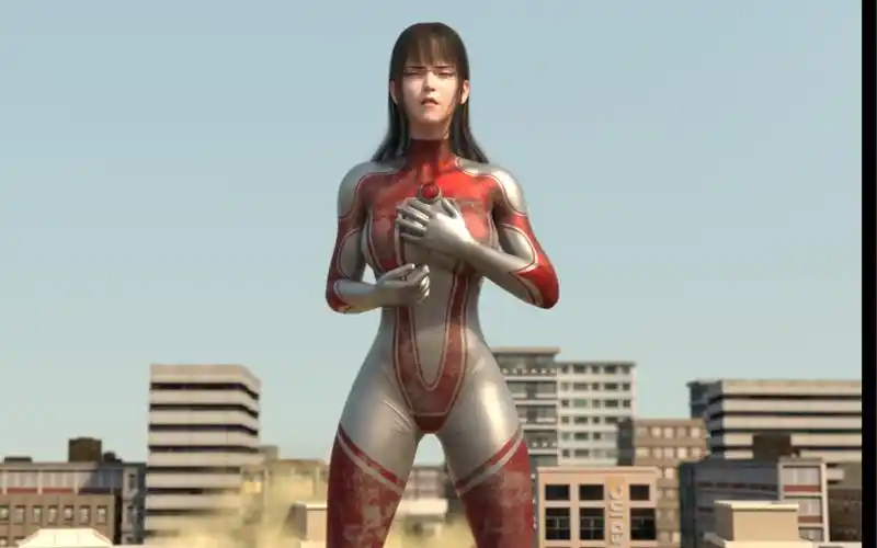 【女奥特曼】可能只有芙蕾雅的能量耗尽才这么悲壮吧.