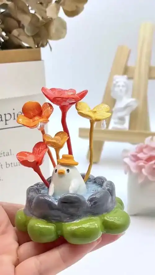 成品超级有质感哦! 石塑粘土