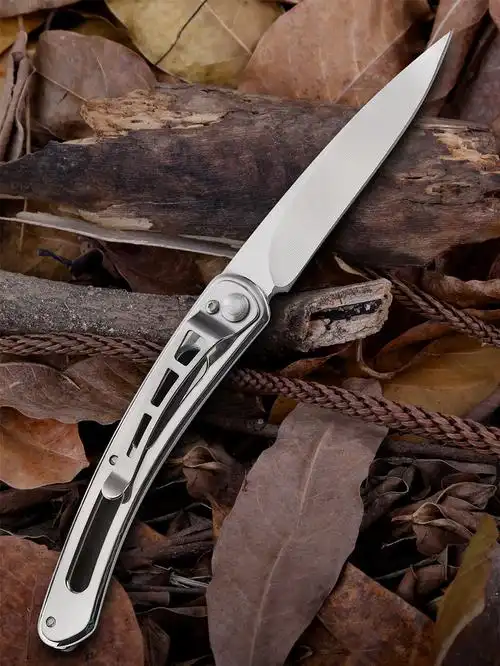 不锈钢折叠水果刀厨房瓜果刀削皮刀花纹刀精美小刀观赏刀绝影吻痕之刃