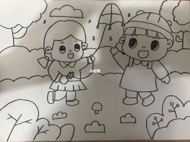 不太会原创:@张张太懒#幼师考编  #零基础学画画  #简笔画  #马克笔