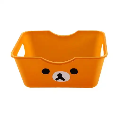 迷你可爱卡通文具收纳盒桌面杂物整理盒置物盒长方形收纳首饰盒