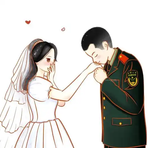 军恋情侣头像–11
