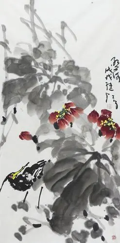 刘继红花鸟画作品赏析 | 传统水墨意境,画面清新自然,花鸟尽展婀娜