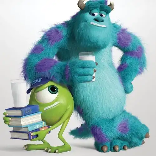3d皮克斯怪兽大学毛绒玩具怪物电力公司麦克大眼仔毛怪苏利文公仔