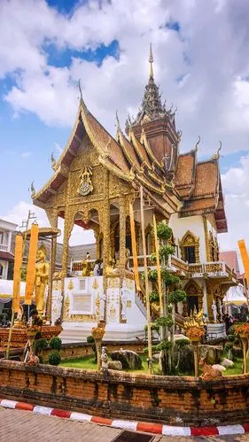 【携程攻略】清迈花宫庙景点,布帕兰寺 wat buppara