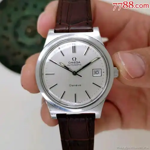 二手表瑞士欧米茄日内瓦系列全自动机械男表欧米茄尊达款,款式稳重