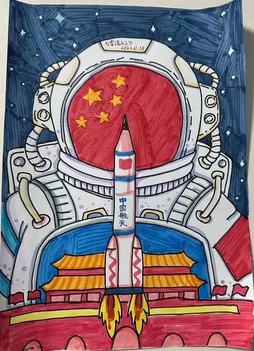 学习宣传贯彻党的二十大精神|童心向党 清源少年有"画"说_北京日报app