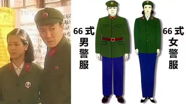 "72式警服"再次拉开警服与军服的差别.这一次的警服恢复