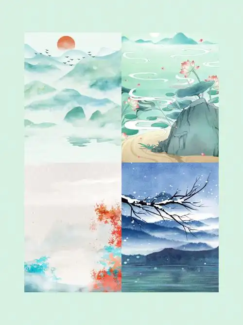 插画分享丨今天来一波四季插画