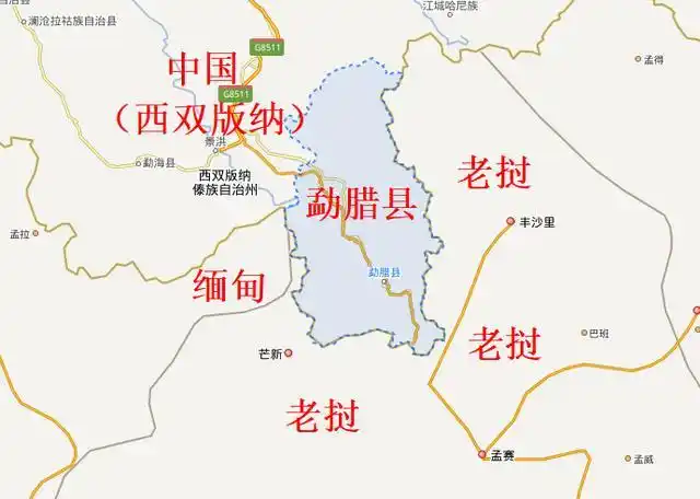 云南最南端的县,被老挝,缅甸三面包围|老挝|云南|勐腊县_新浪网