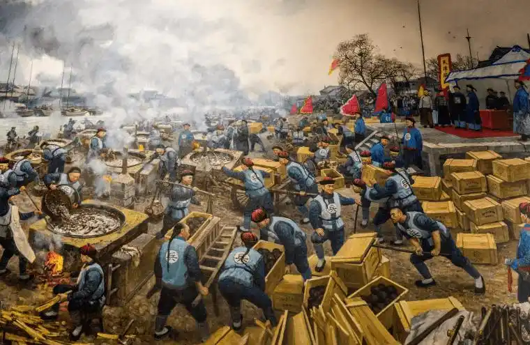 虎门销烟是哪一天开始的("虎门销烟"展现了多大的决心)-第1张图片-趣