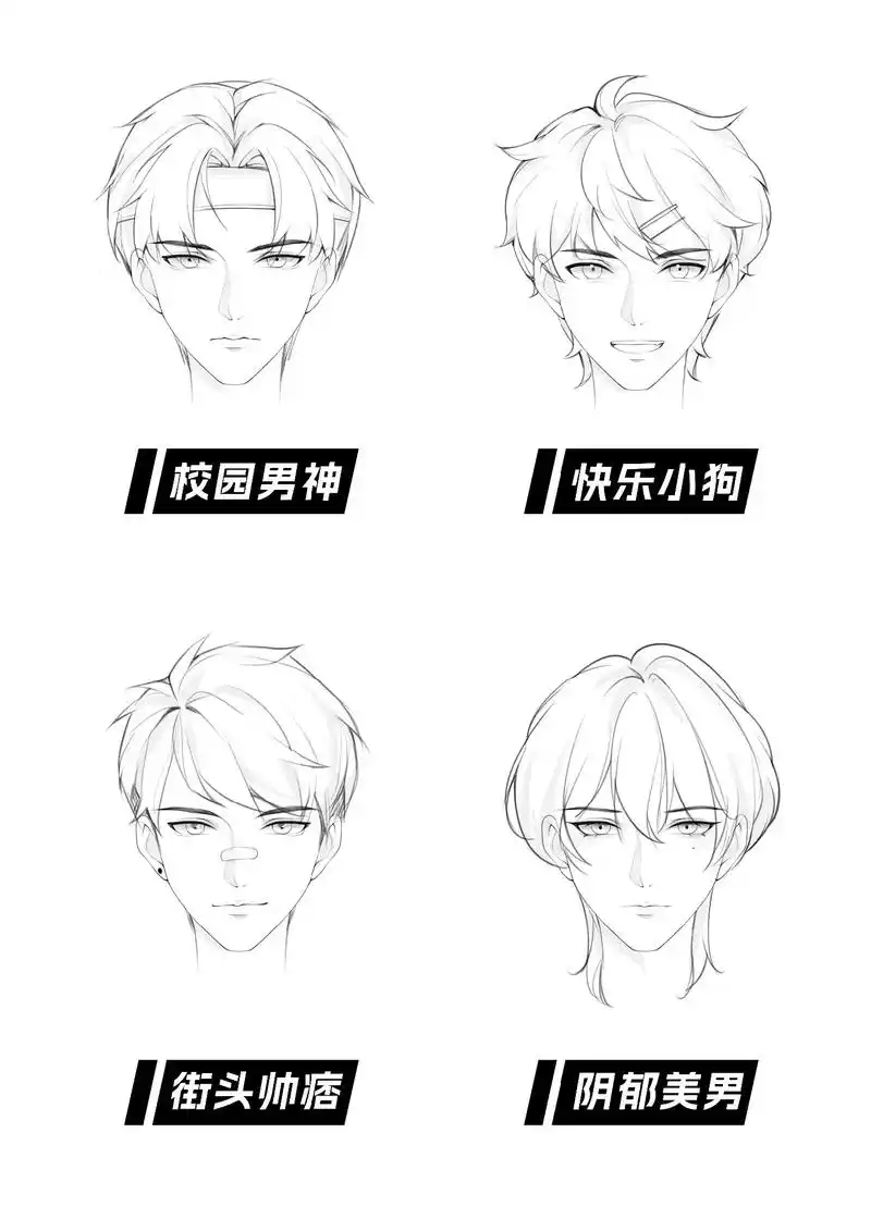 动漫男主——论发型的重要性!