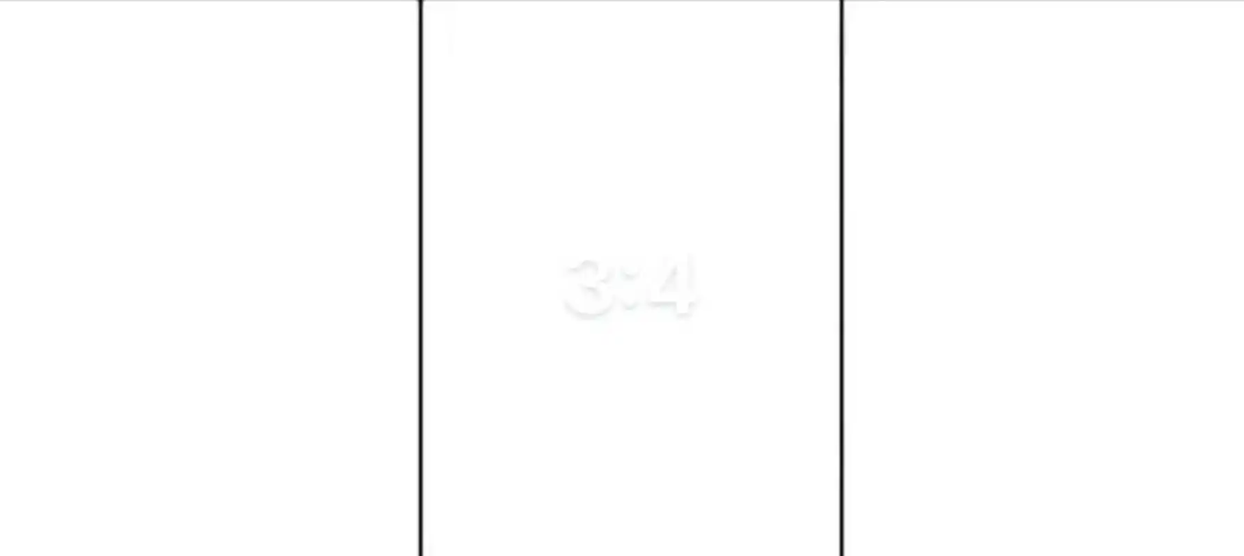 抖音三联屏白底素材