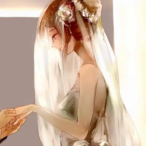 婚纱漫画情侣头像