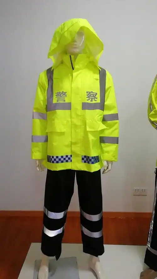 防风分体雨衣 警察配发分体雨衣 反光条分体雨衣 -警用被装系列尽在