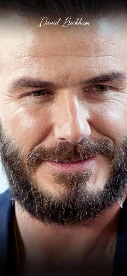 【每日足球帅图】万人之迷丨贝克汉姆手机壁纸休闲篇04