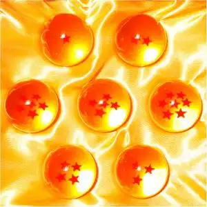 批发 动漫周边 万代正版 七龙珠七款龙珠球(7颗) 晶莹剔透 ql-012