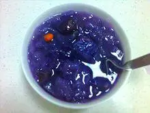 紫薯银耳枸杞汤