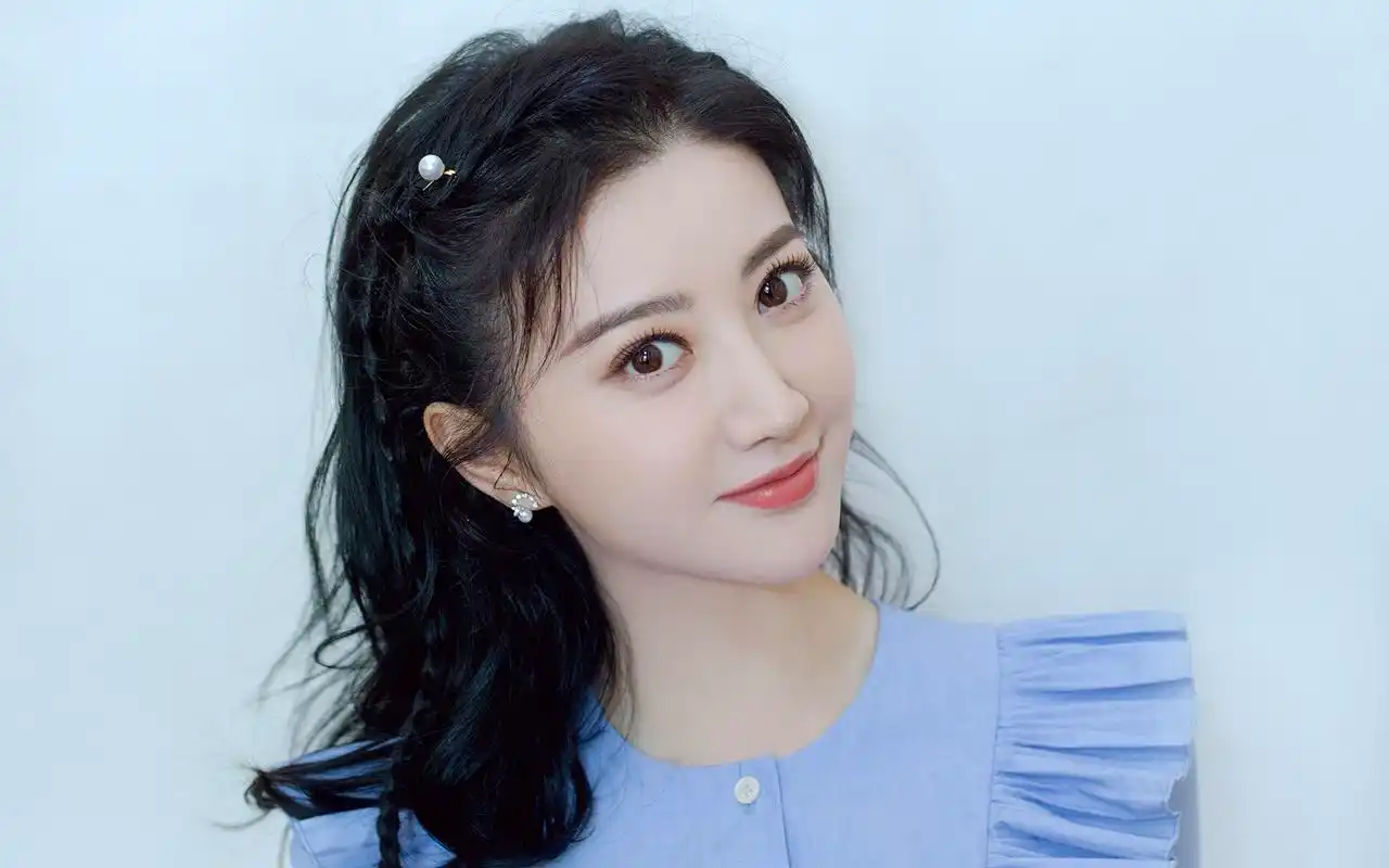 景甜清新甜美高清桌面壁纸