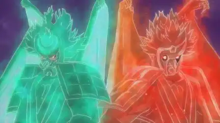 为了在一式手里救下佐助,宇智波鼬和止水居然开启完全须佐能乎!