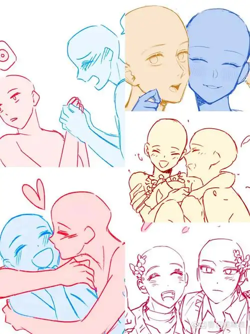 双人素材‖情侣互动