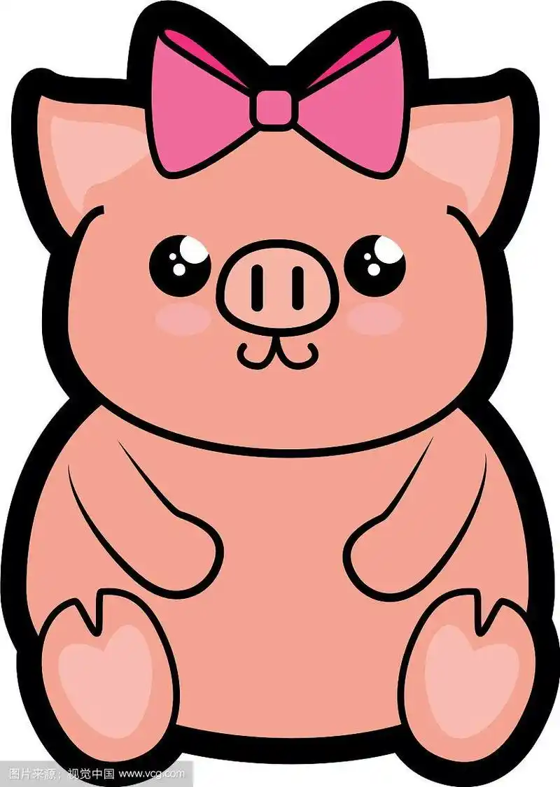 猪可爱卡通