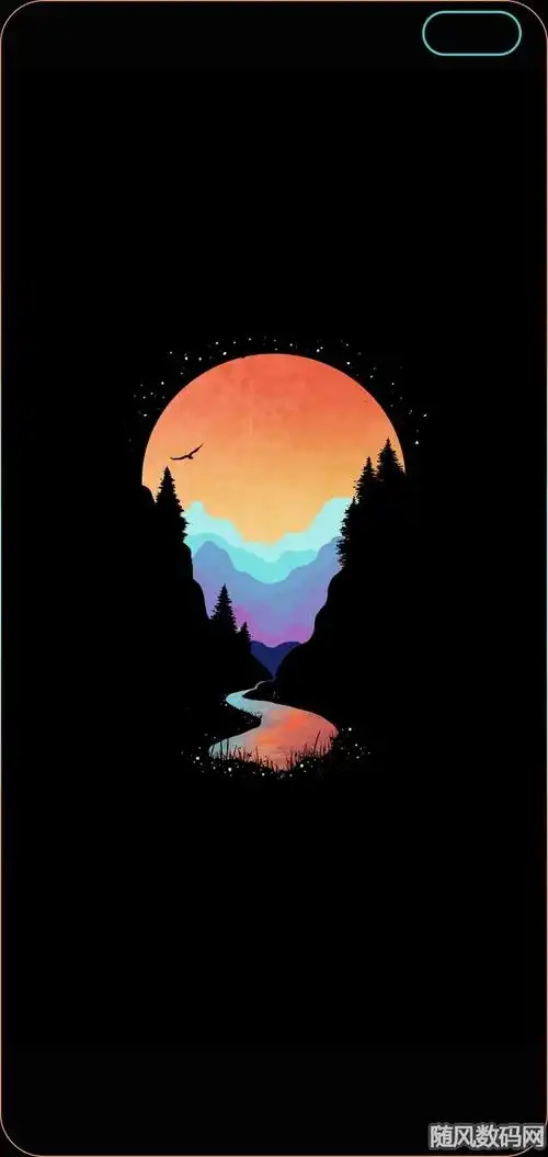 壁纸~587期丨三星s10 创意挖孔壁纸合集,收藏起来慢慢换