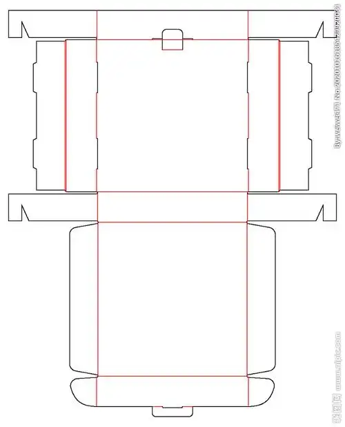 异形飞机盒刀版图设计图__包装设计_广告设计_设计图库_昵图网nipic.c